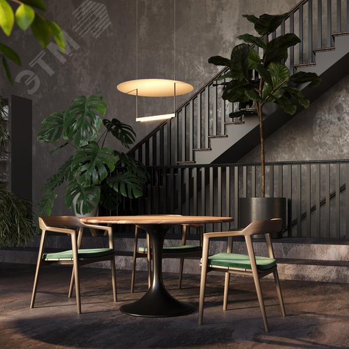 Светильник подвесной Ambience LED 30W Черный - фото 2