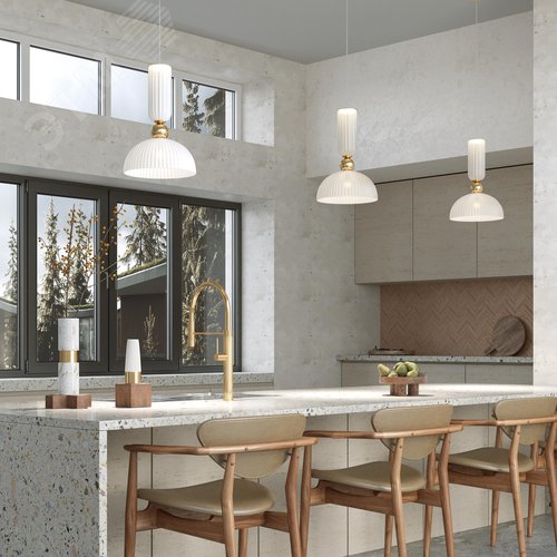 Светильник подвесной Antic E27х1х60W Золото - фото 2