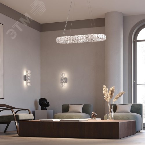 Светильник подвесной Castello LED 35W Хром - фото 2
