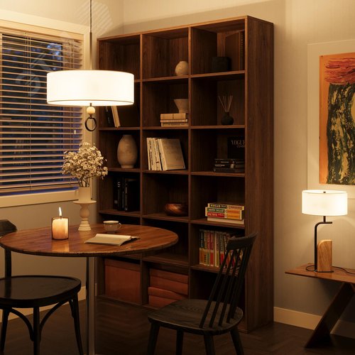 Светильник настольный Glamping E14х2х40W Черный - фото 2