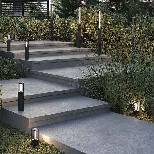 Светильник садово-парковый Outdoor Expo IP 65 LED 25W 3000 K Черный - фото 2