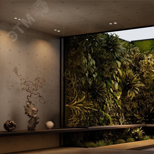 Светильник потолочный Outdoor Grit IP 65 LED 5W 3000 K Черный - фото 2