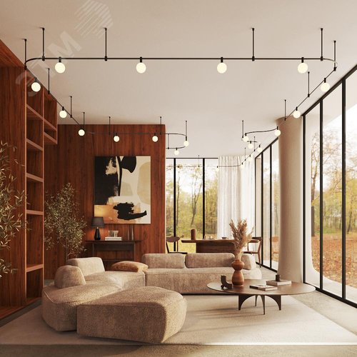 Светильник трековый Luna 3000К 5Вт 220 град - фото 2