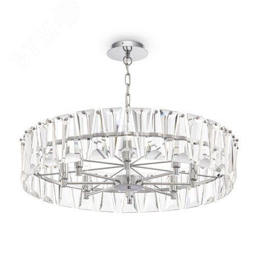 Светильник подвесной Puntes E14х8х60W Хром - фото 1