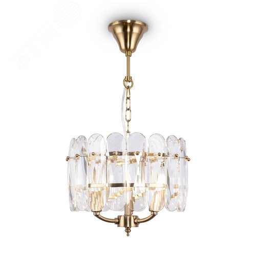 Светильник подвесной Suite E14х3х40W Латунь - фото 1