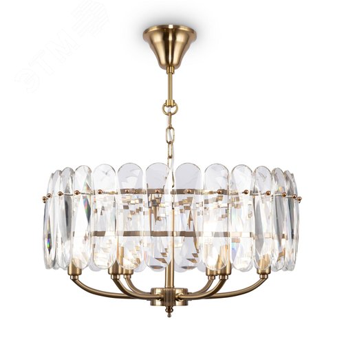 Светильник подвесной Suite E14х6х40W Латунь - фото 1