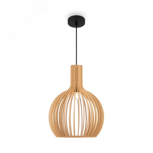 Светильник подвесной Roots E27х1х40W Черный - фото 1