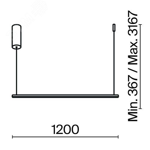 Светильник подвесной Halo LED 16W Латунь - фото 2