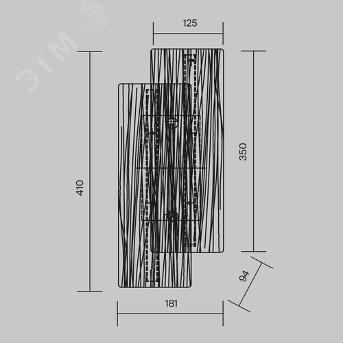 Светильник настенный (бра) LED Фростум/Frostum 2700-4000К 7Вт, латунь - фото 6