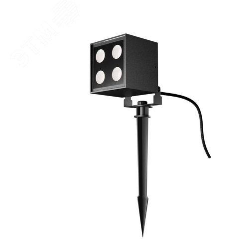 Изображение товара Светильник ландшафтный Outdoor Ares IP 65 LED 8W 3000 K Черный (шт)