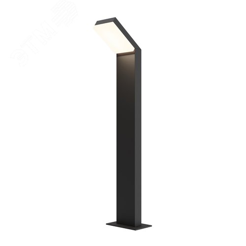 Светильник ландшафтный Outdoor Paso IP 54 LED 12W 3000 K Черный - фото 1