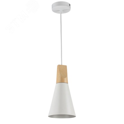 Светильник подвесной Bicones E27х1х60W Белый - фото 1