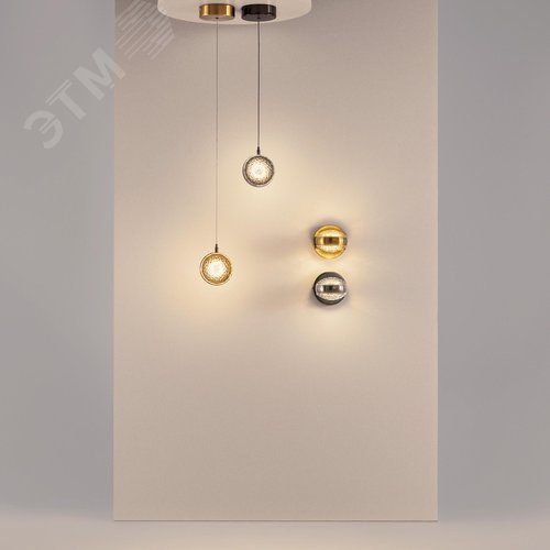 Светильник подвесной Mind LED 10W Черный - фото 2