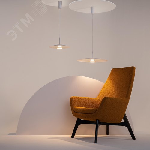 Светильник подвесной Platte LED 12W Белый - фото 2