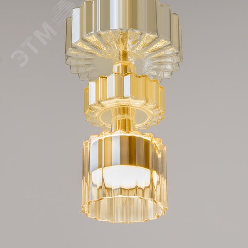 Светильник подвесной Level LED 12W Латунь - фото 2