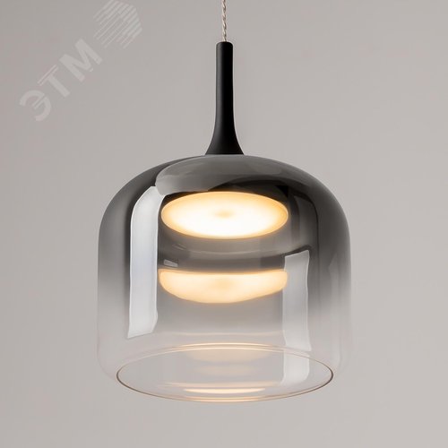 Светильник подвесной Spirito LED 12W Черный - фото 2