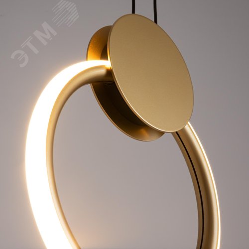 Светильник подвесной Link LED 25W Черный и Латунь - фото 2