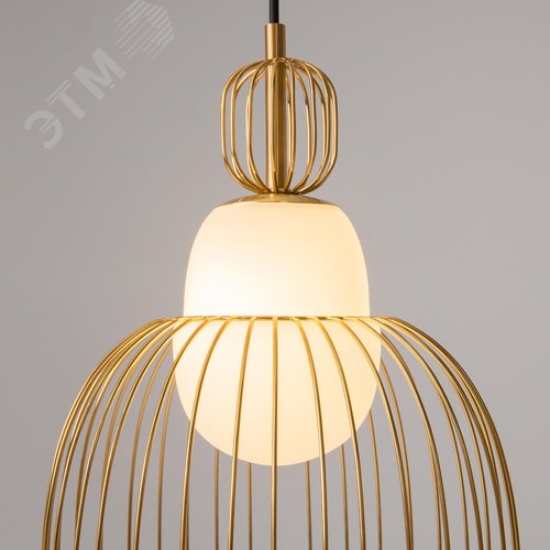 Светильник подвесной Levitation G9х1х40W Латунь - фото 2