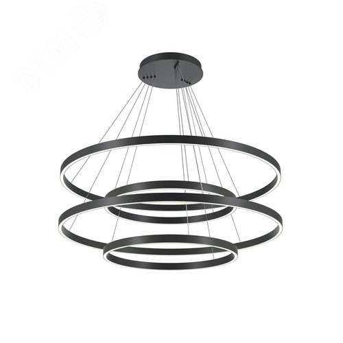 Светильник подвесной Rim LED 165W Черный - фото 1