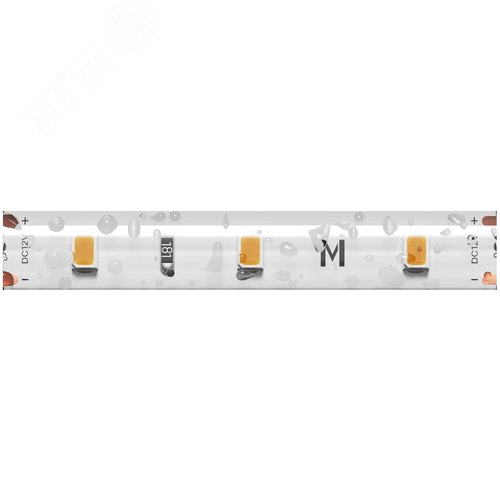 Лента светодиодная 12В 2835 4,8Вт/м 2700К 5м IP 65 - фото 1