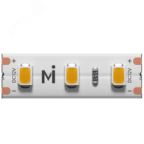 Лента светодиодная 12В 2835 9,6Вт/м 3000К 5м IP 20 - фото 1