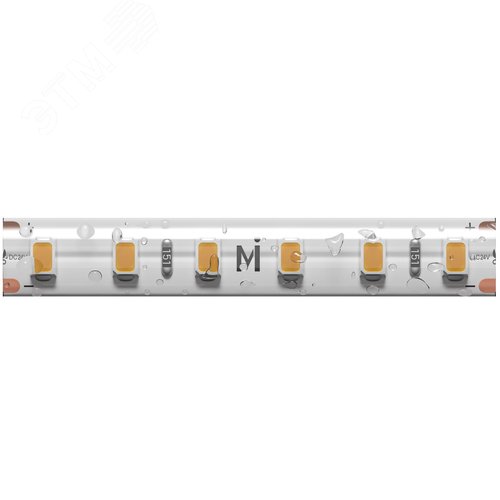 Лента светодиодная 24В 2835 9,6Вт/м 4000К 5м IP 65 - фото 1