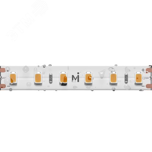 Лента светодиодная 24В 2835 9,6Вт/м 3000К 5м IP 67 - фото 1