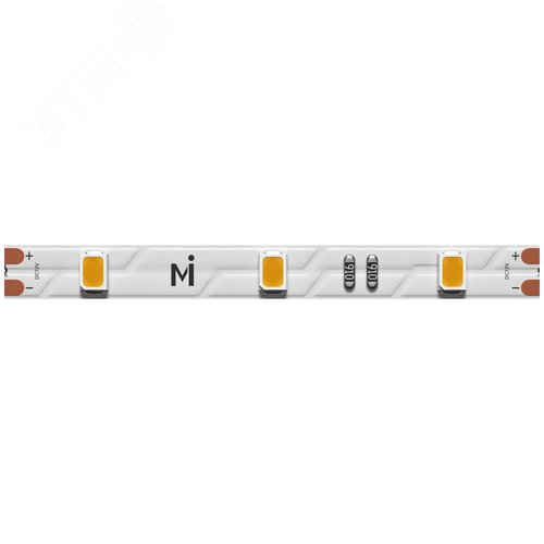 Лента светодиодная 12В 2835 4,8Вт/м 3000К 5м IP 20 - фото 1
