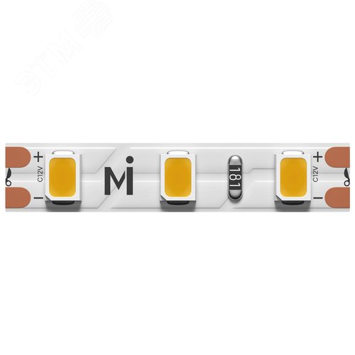 Лента светодиодная 12В 2835 9,6Вт/м 2700К 5м IP 20 - фото 1