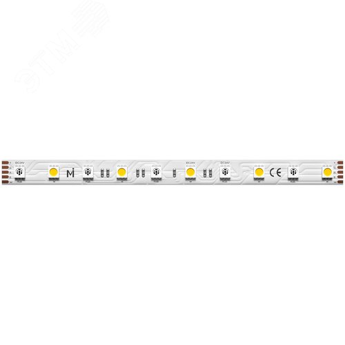 Лента светодиодная 24В 5050 14,4Вт/м 3000К 5м IP 20 - фото 1