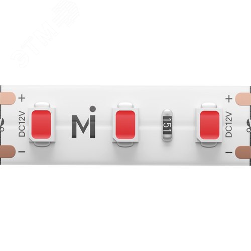 Изображение товара Лента светодиодная 12В 2835 9,6Вт/м Red 5м IP 20 (шт)