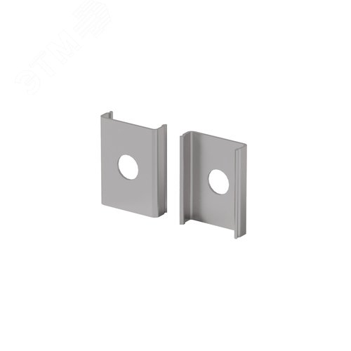 Комплект креплений (для профиля ALM-0809-S-2M) 4 шт., серебро - фото 1