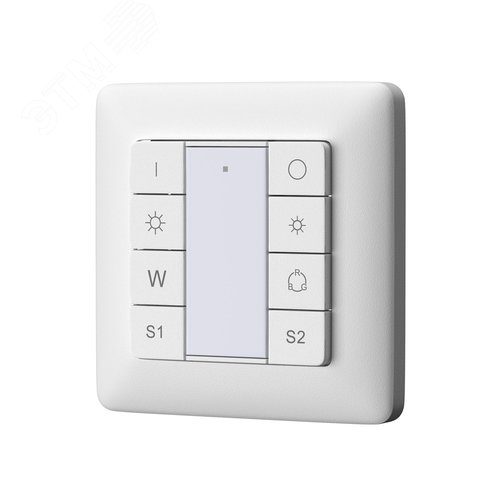 Панель кнопочная настенная 2 сцены, 1 группа DALI DT8 RGBW - фото 1