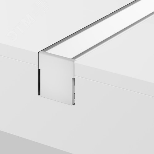 Комплект заглушек (для профиля ALM-2626-S-2M) 2 шт., серый - фото 3