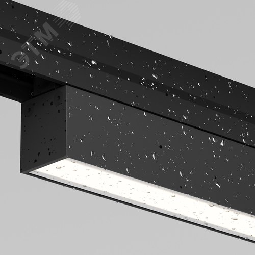 Светильник уличный трековый Базис / Basis Exility IP 4000К 24Вт 120 град черный - фото 4