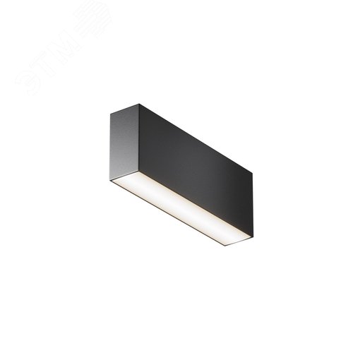 Светильник потолочный Basis LED 12W Черный - фото 1