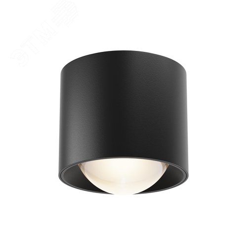 Светильник потолочный Lens LED 15W Черный - фото 1