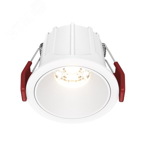 Светильник встраиваемый Downlight Alfa LED 3000K 10Вт 36 град IP20 CRI90 Белый круглый 52х65мм 500Лм - фото 1