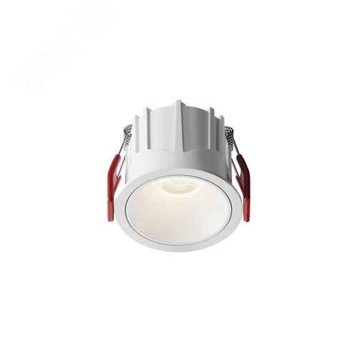 Светильник встраиваемый Downlight Alfa LED 4000K 10Вт 50 град IP20 CRI90 Белый круглый 52х65мм 1040Лм - фото 1