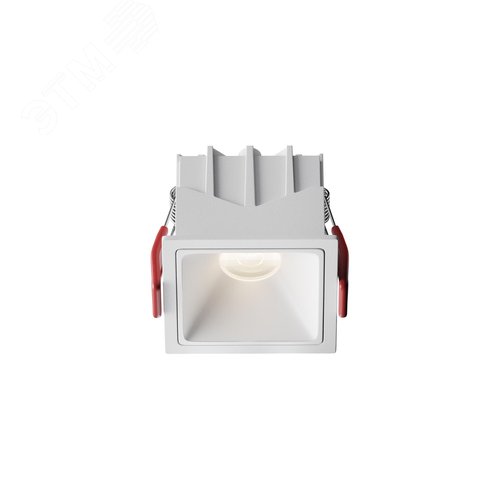 Светильник встраиваемый Downlight Alfa LED 4000K 10Вт 50 град IP20 CRI90 Белый квадрат 52х65х65мм 960Лм - фото 1