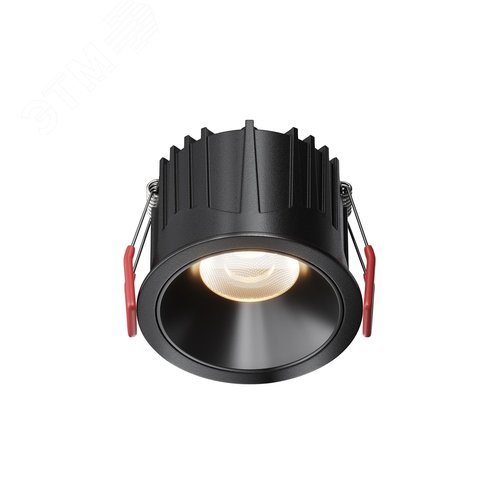 Светильник встраиваемый Downlight Alfa LED 3000K 15Вт 60 град IP20 CRI90 Черный круглый 63х85мм 1490Лм - фото 1
