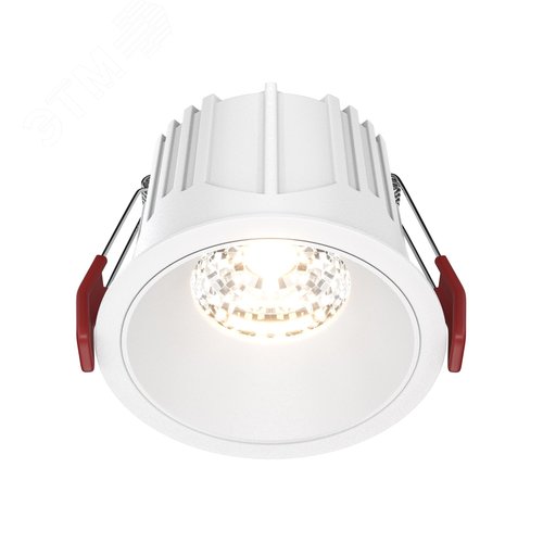 Светильник встраиваемый Downlight Alfa LED 3000K 15Вт 36 град IP20 CRI90 Белый круглый 63х85мм 1150Лм - фото 1