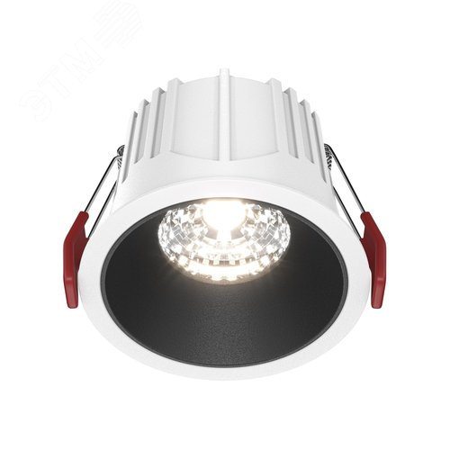 Светильник встраиваемый Downlight Alfa LED 4000K 15Вт 36 град IP20 CRI90 Бело-черный круглый 63х85мм 1150Лм - фото 1