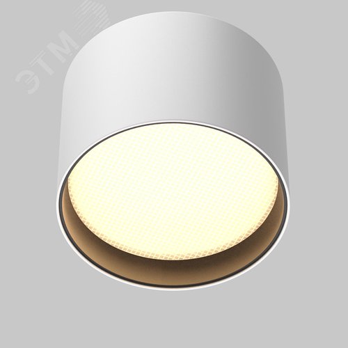 Светильник потолочный Glare 3000К 7Вт 120 град IP44 белый - фото 2