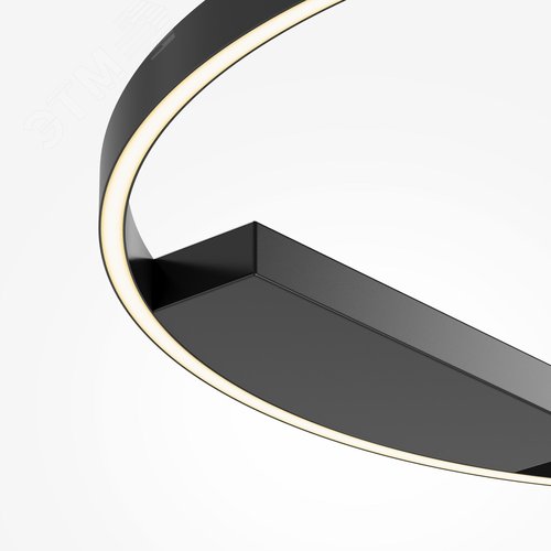 Светильник потолочный Rim LED 49W Черный - фото 2