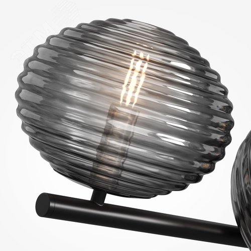 Светильник подвесной Reels E14х7х40W Черный - фото 2