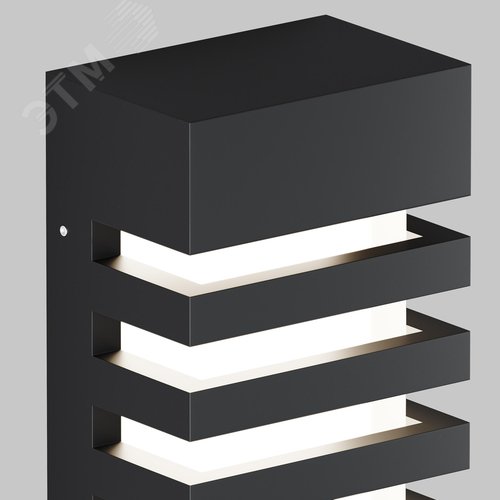Светильник настенный (бра) Outdoor Remsa IP 54 E27х1х40W Черный - фото 2