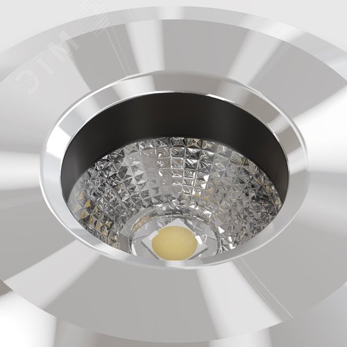 Светильник встраиваемый Outdoor Flash IP 67 LED 1W 3000 K Серебро - фото 2