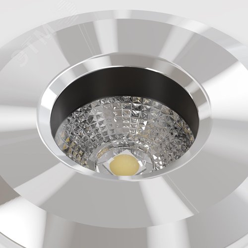 Светильник встраиваемый Outdoor Flash IP 67 LED 1W 3000 K Серебро - фото 2