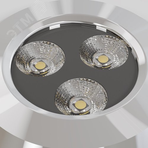 Светильник встраиваемый Outdoor Flash IP 67 LED 3W 3000 K Серебро - фото 2